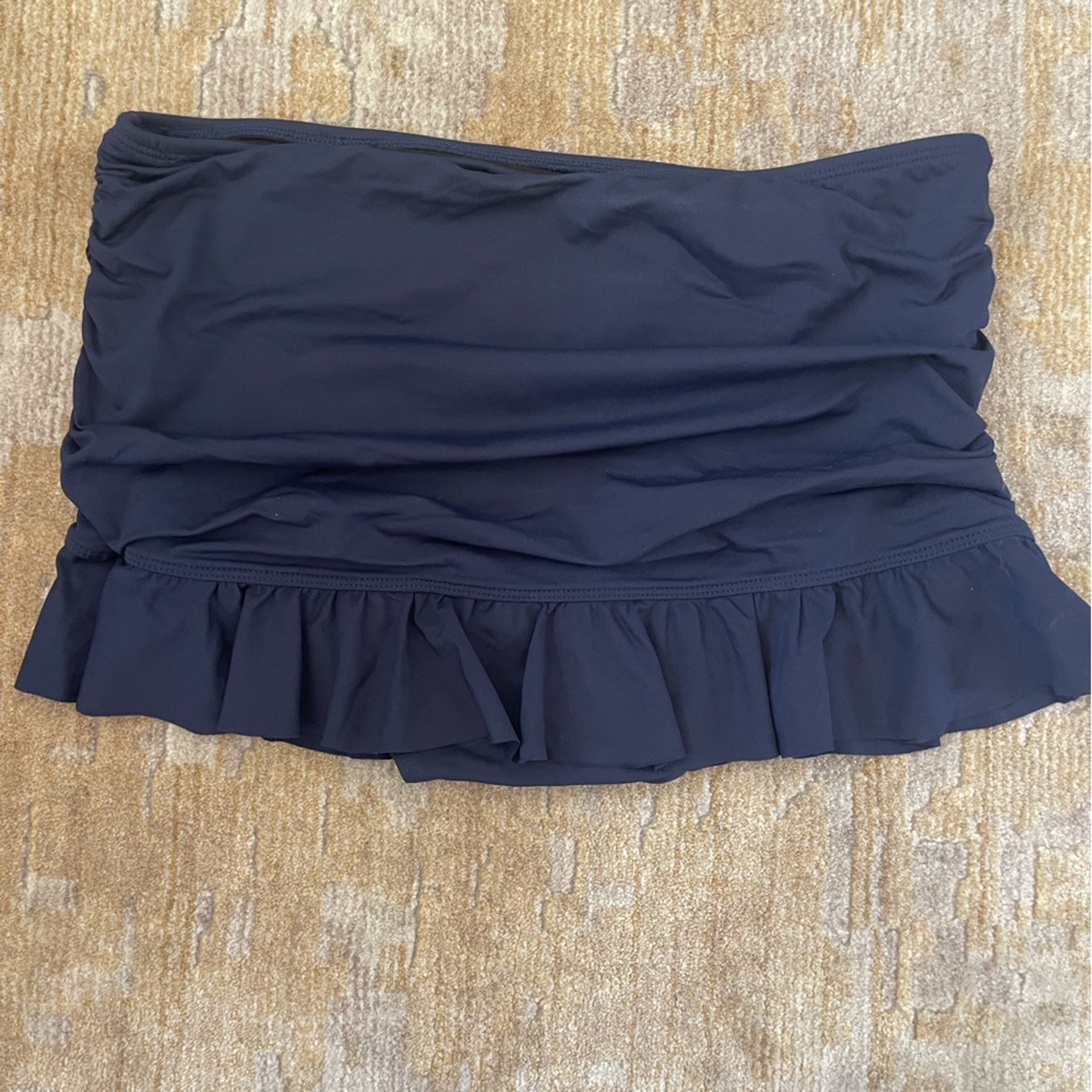 Navy Bikini Skirt